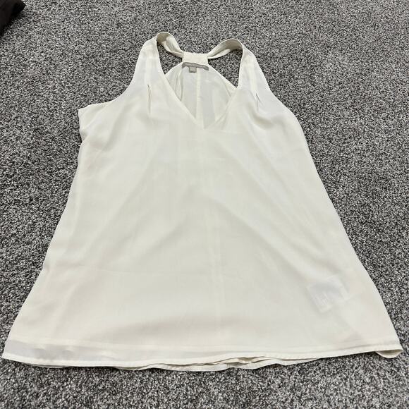 BANANA REPUBLIC Cream Halter Blouse Top, Size Small - Picture 1 of 8